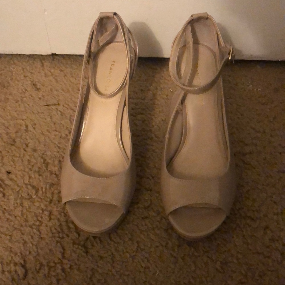 Classy open toed cutout heels